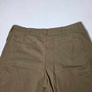 Wrangler Cargo Shorts Mens 42 Brown Relaxed Fit Stretch Ripstop NS857FK
